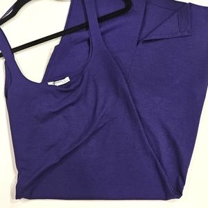 Zara Trafaluc Purple Tank bodycon dress